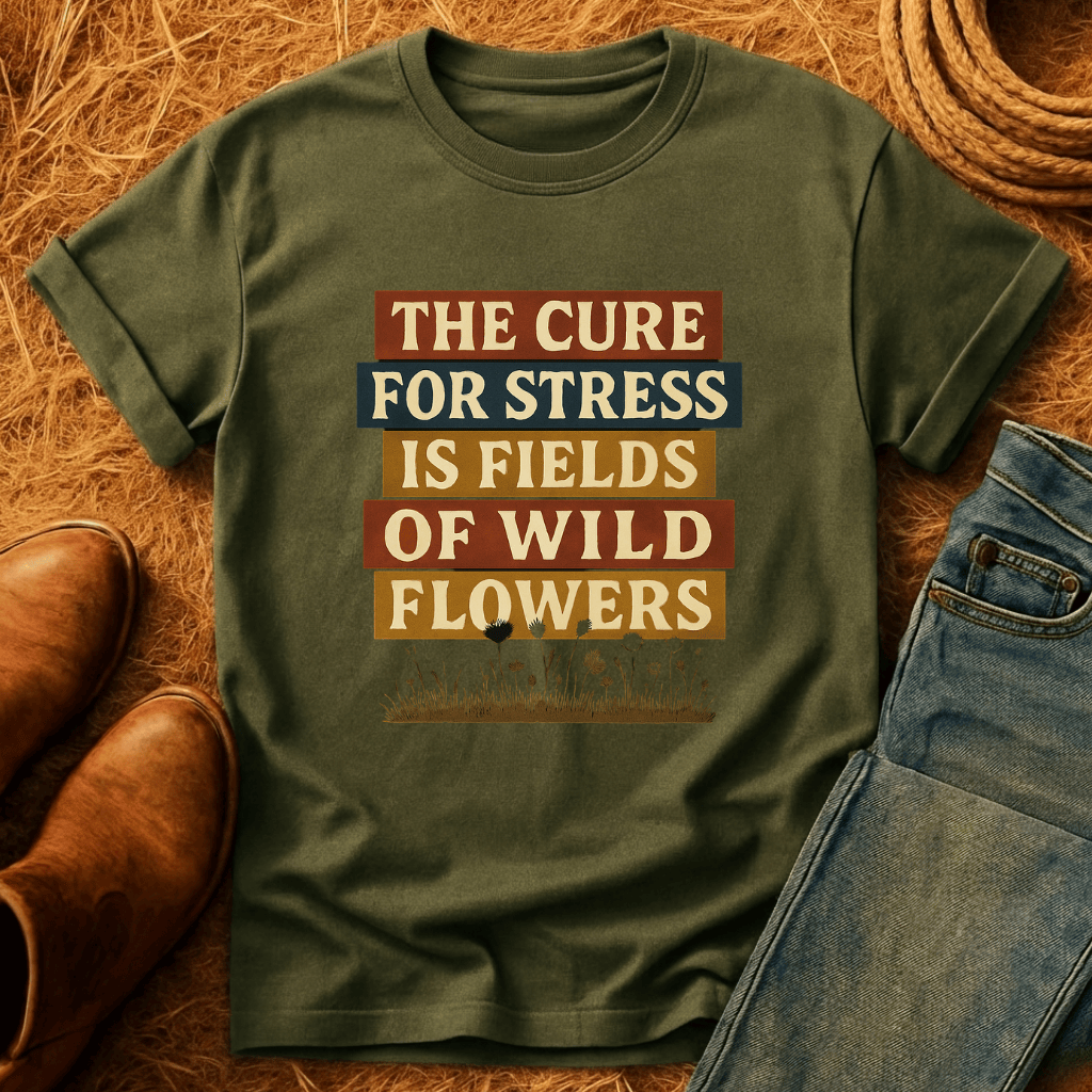 Wildflowers Cure Stress T-Shirt