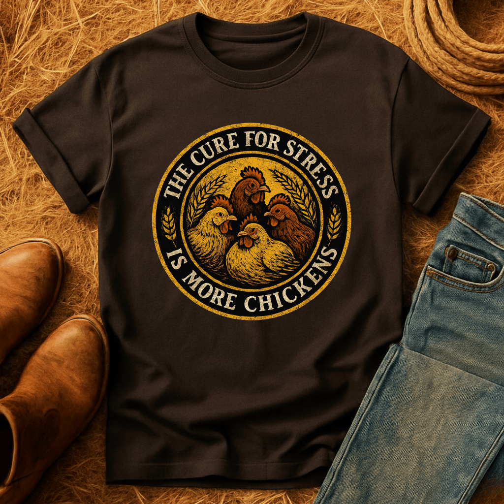 More Chickens Cure Stress T-Shirt