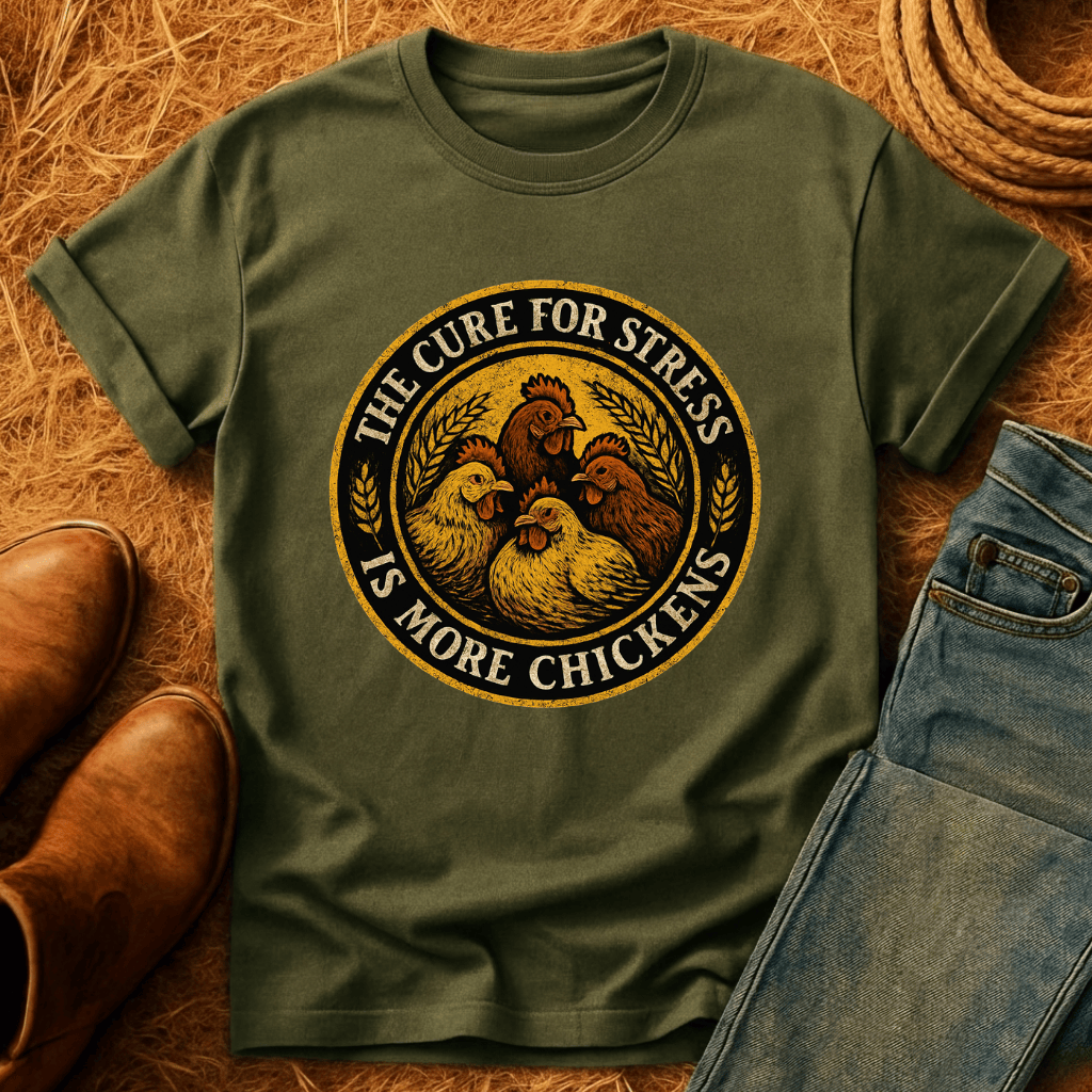 More Chickens Cure Stress T-Shirt