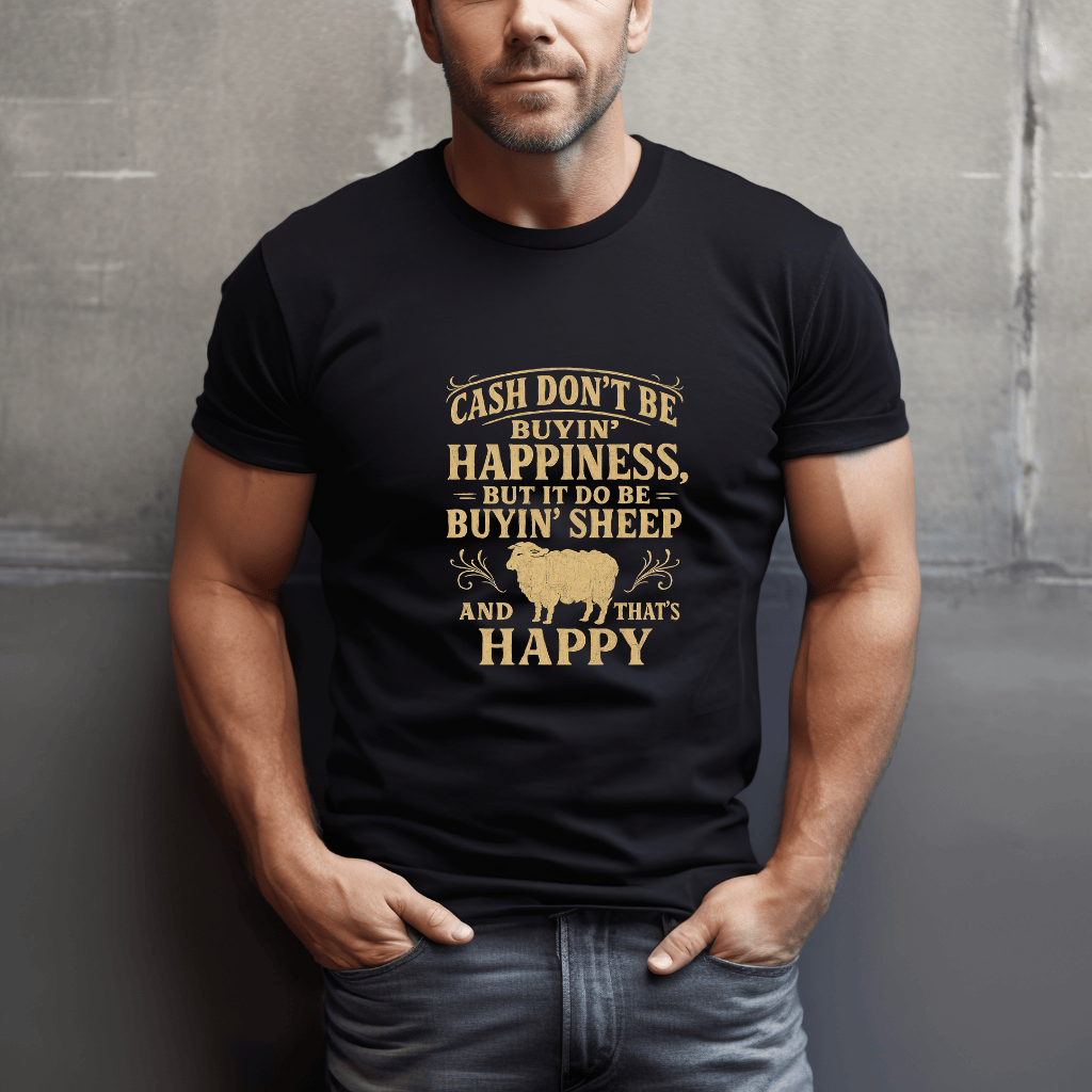 Happiness Is Sheep T-Shirt