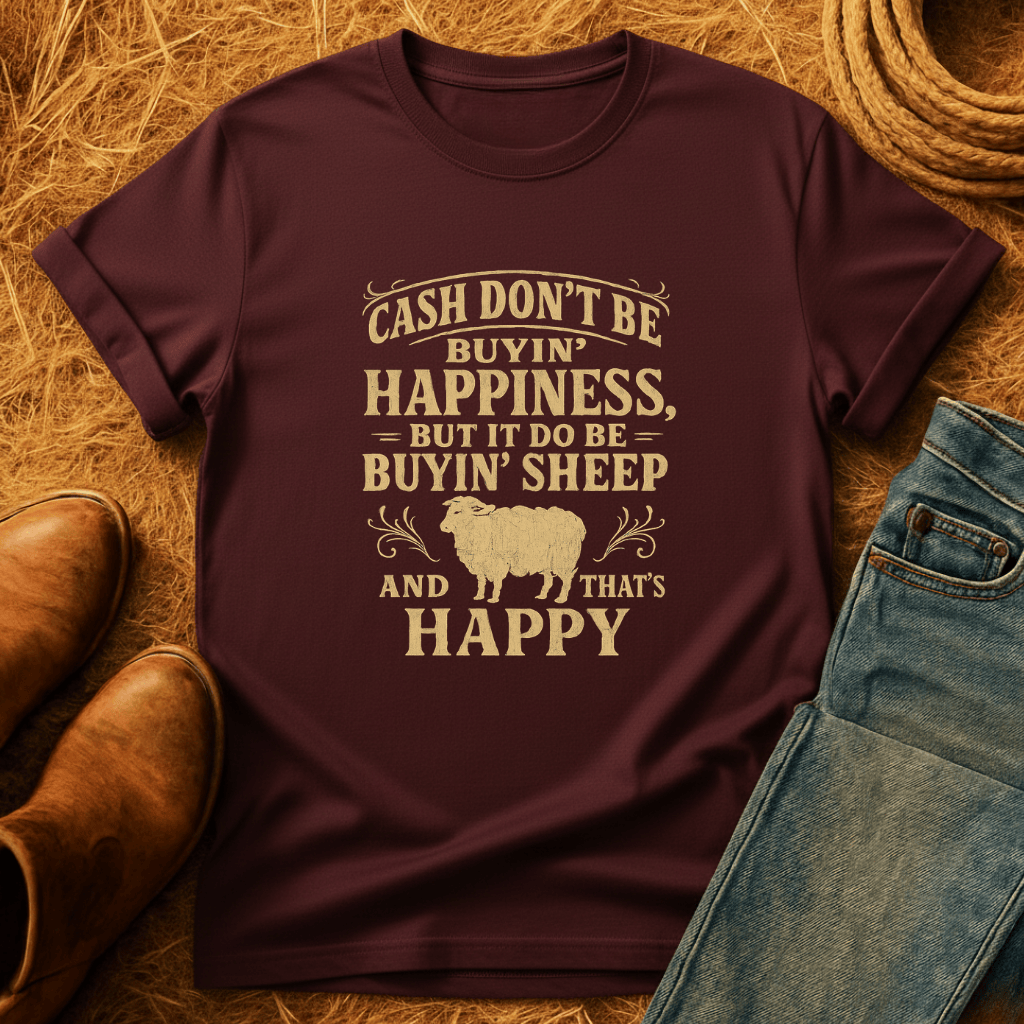 Happiness Is Sheep T-Shirt