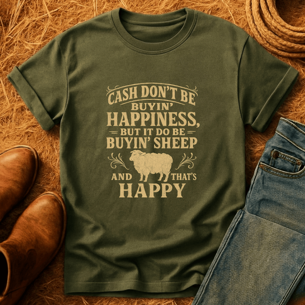 Happiness Is Sheep T-Shirt