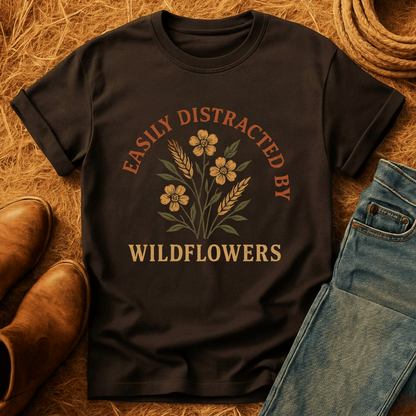 Easily Distracted By Flowers T-Shirt