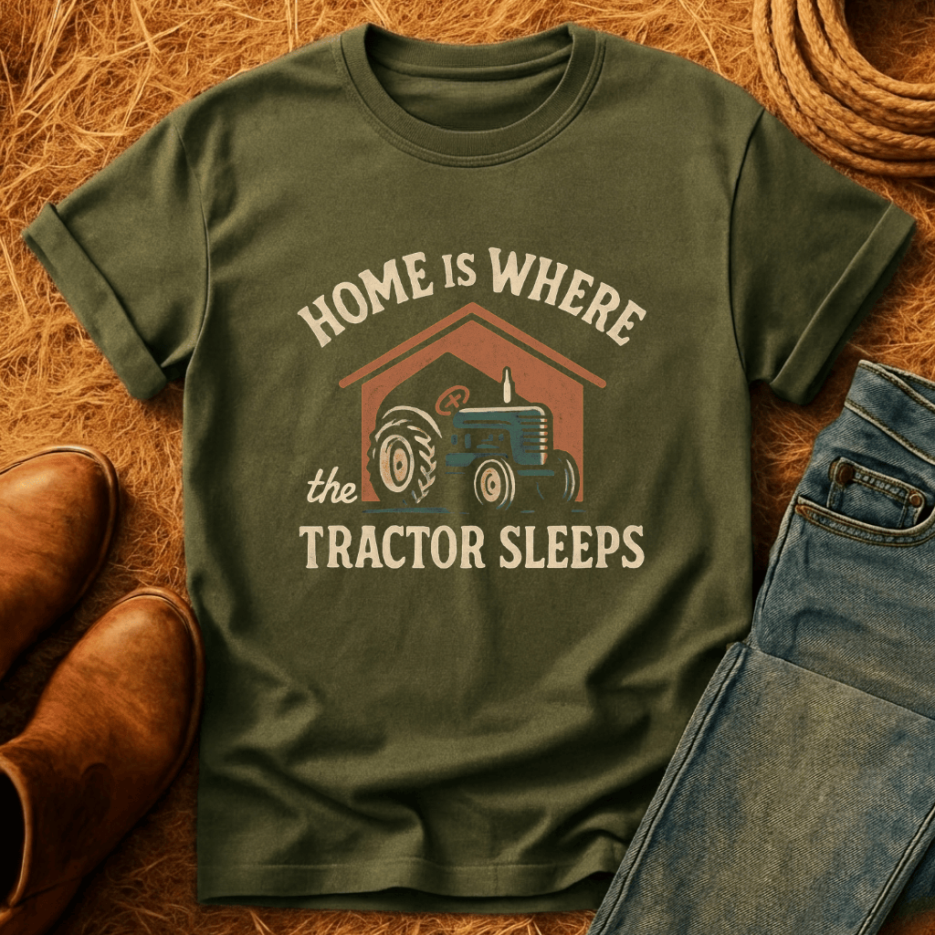 Where The Tractor Sleeps T-Shirt