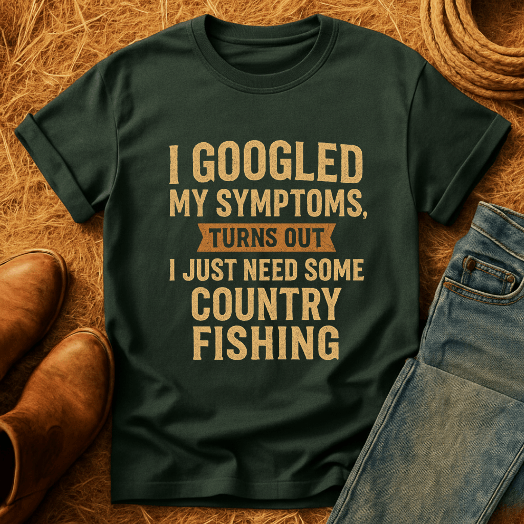 Symptoms For Fishing T-Shirt