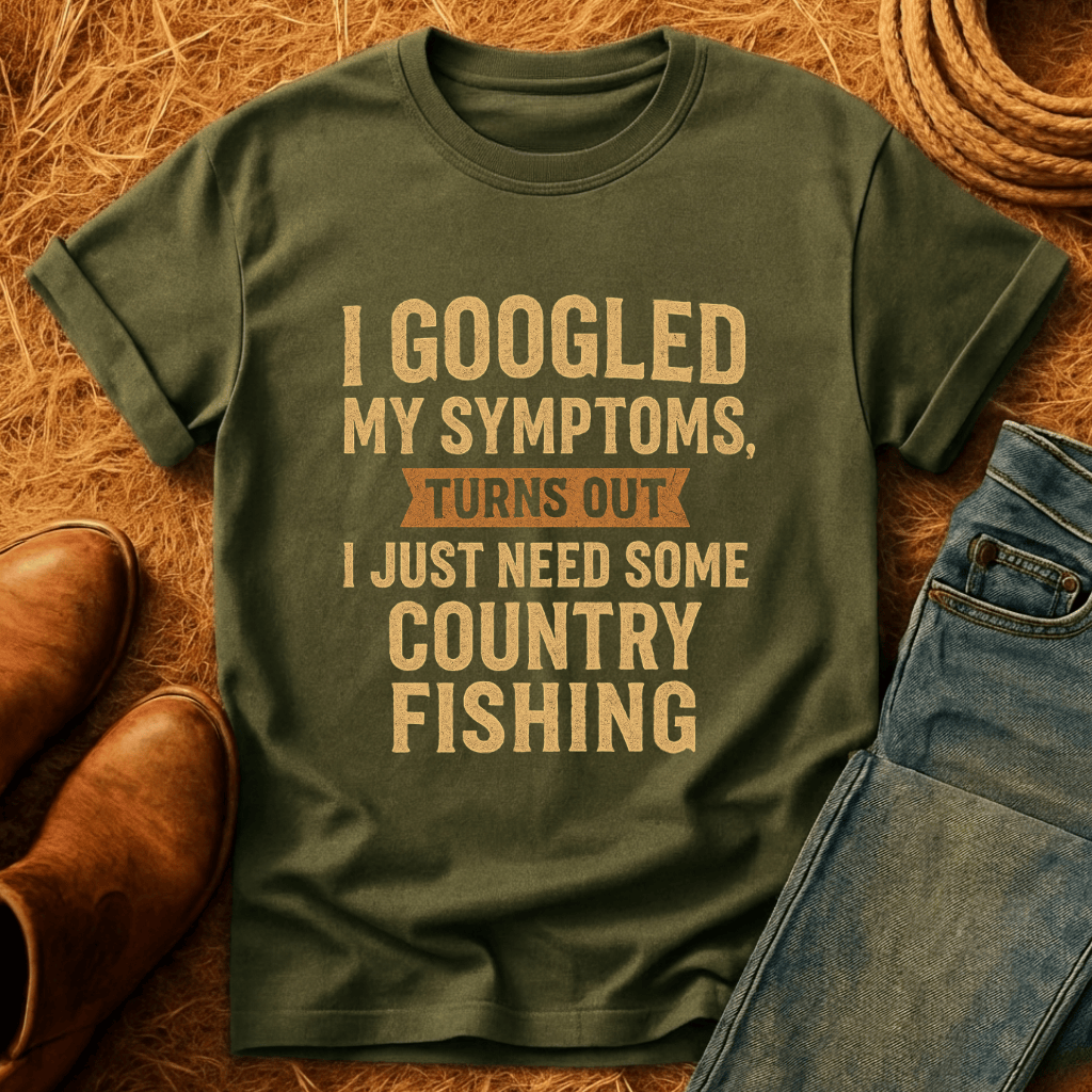 Symptoms For Fishing T-Shirt