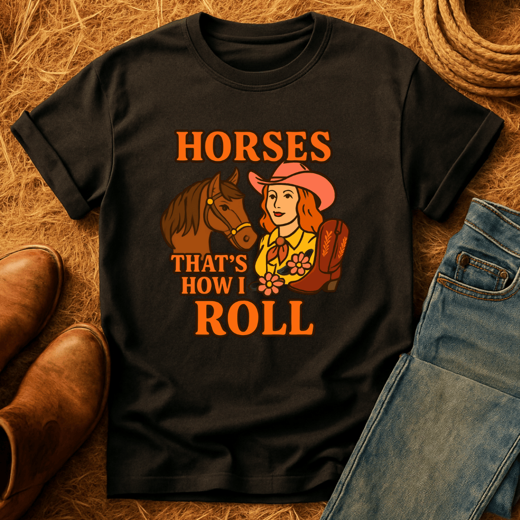 Horses How I Roll T-Shirt