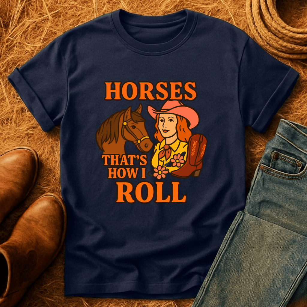 Horses How I Roll T-Shirt