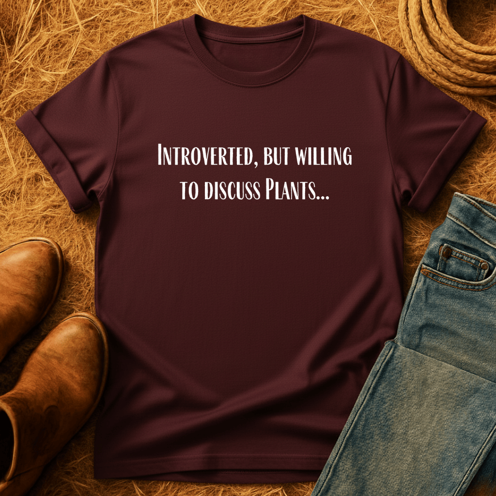 Willing To Discuss Plants T-Shirt