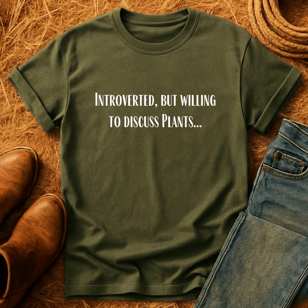Willing To Discuss Plants T-Shirt
