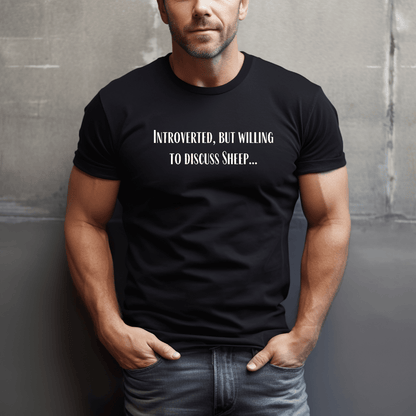 Willing To Discuss Sheep T-Shirt