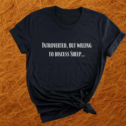 Willing To Discuss Sheep T-Shirt