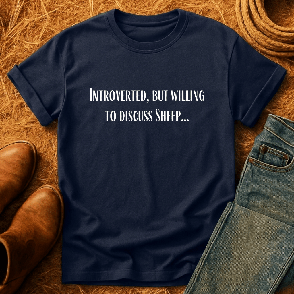 Willing To Discuss Sheep T-Shirt