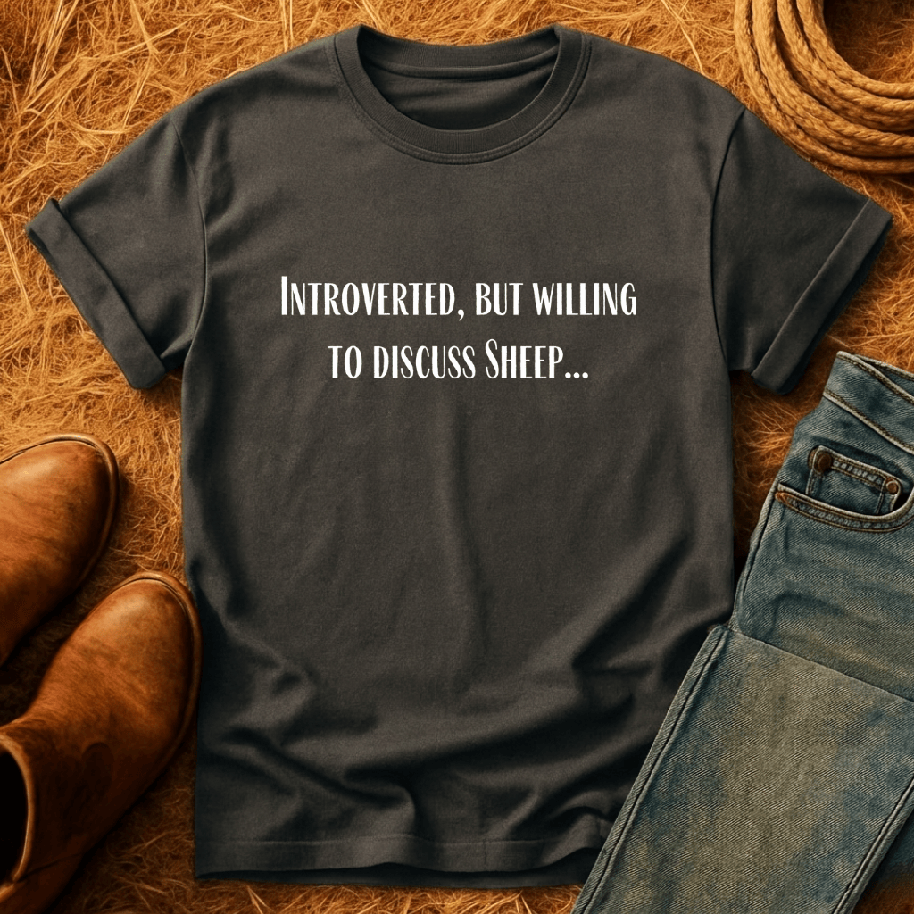 Willing To Discuss Sheep T-Shirt