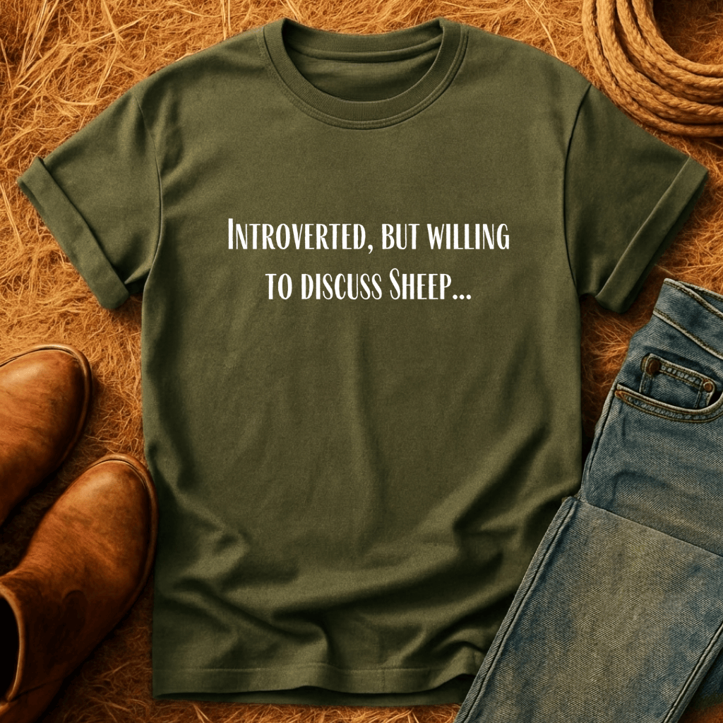 Willing To Discuss Sheep T-Shirt