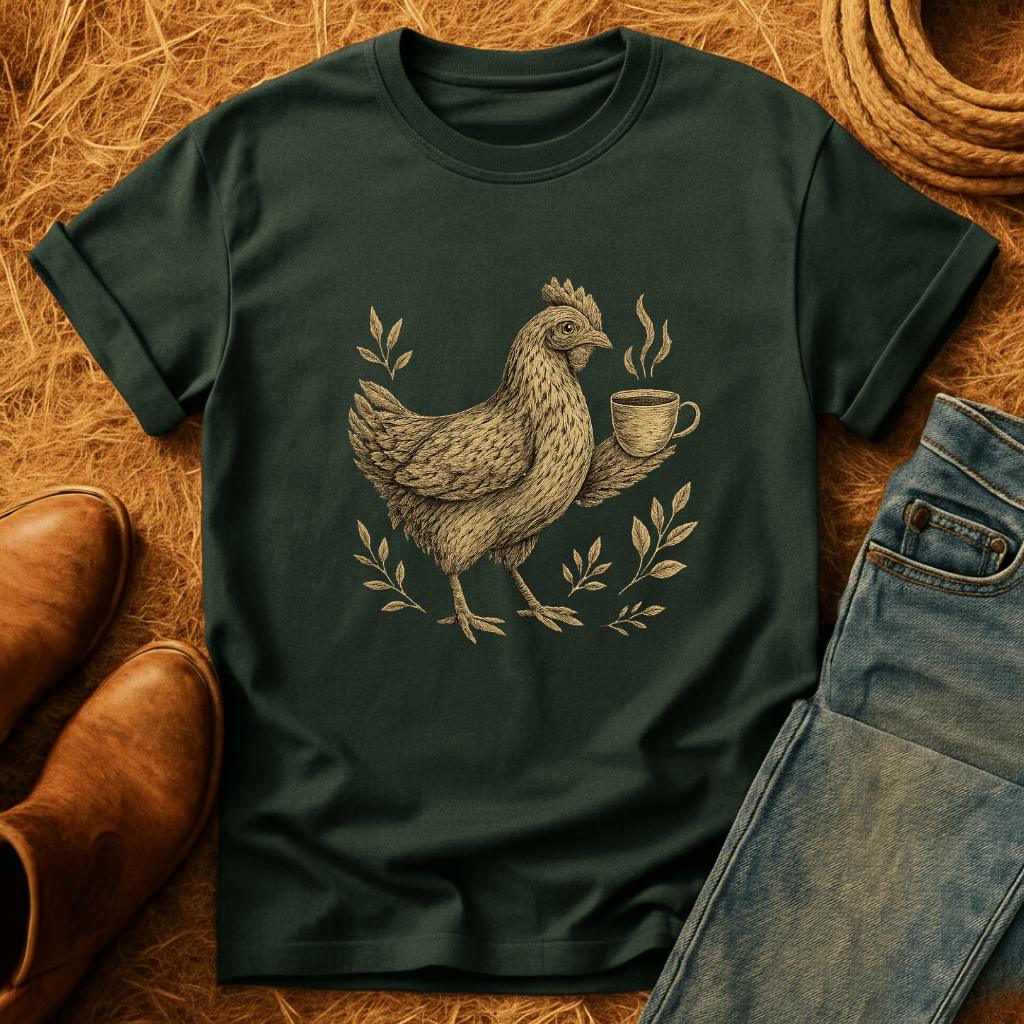 Caffeinated Chickens T-Shirt