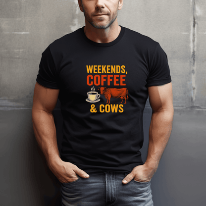 Weekends, Coffee & Cows T-Shirt