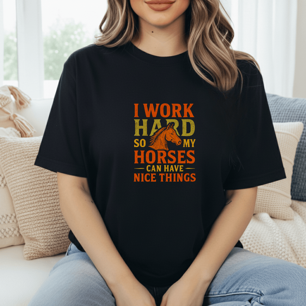 I Work For Horses T-Shirt