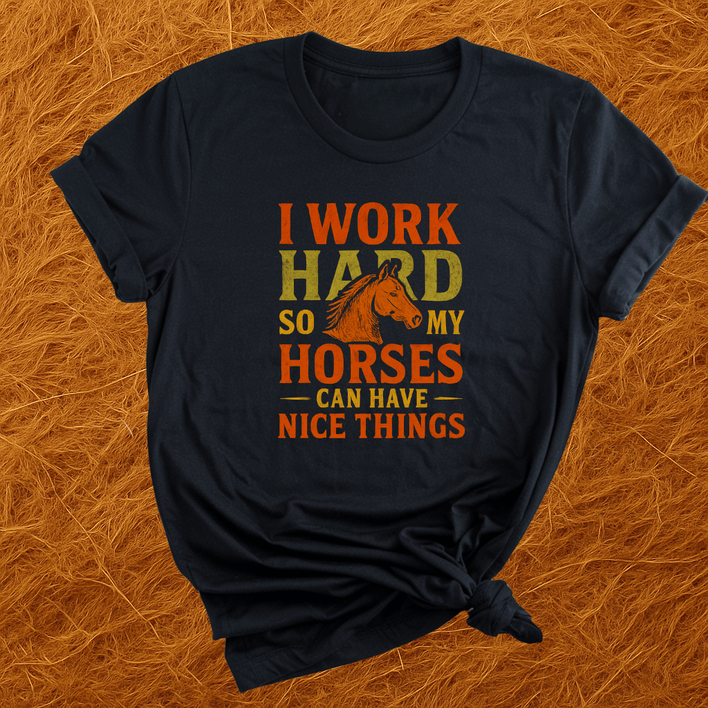 I Work For Horses T-Shirt