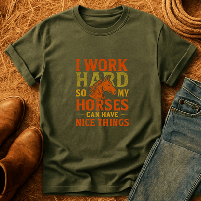 I Work For Horses T-Shirt