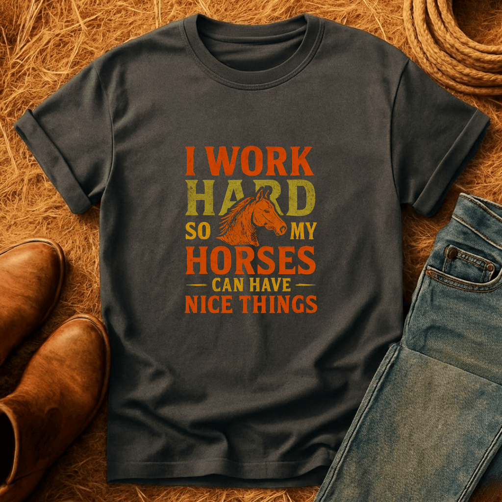 I Work For Horses T-Shirt