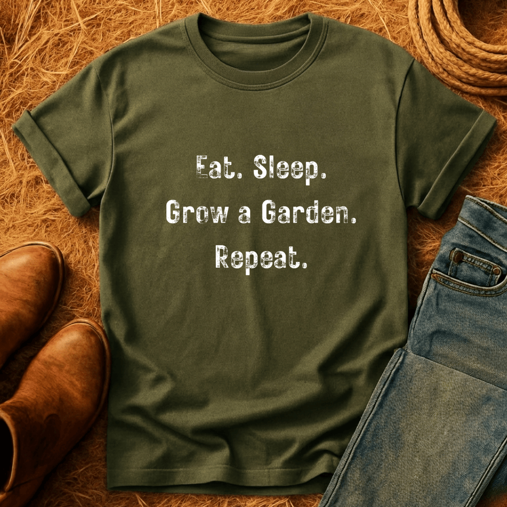 Eat, Sleep, Garden, Repeat T-Shirt