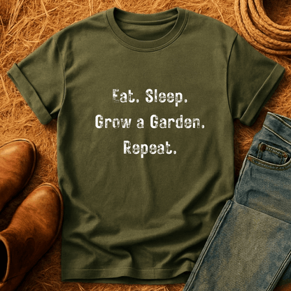 Eat, Sleep, Garden, Repeat T-Shirt