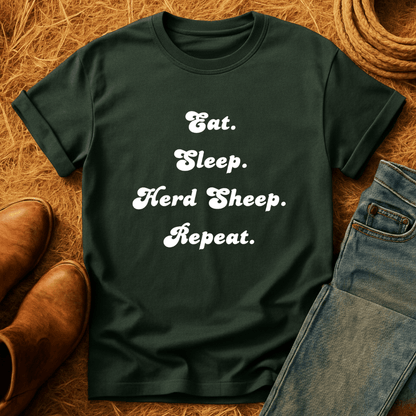 Eat, Sleep, Herd, Repeat T-Shirt