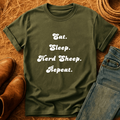 Eat, Sleep, Herd, Repeat T-Shirt