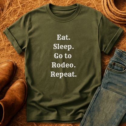 Eat, Sleep, Rodeo, Repeat T-Shirt