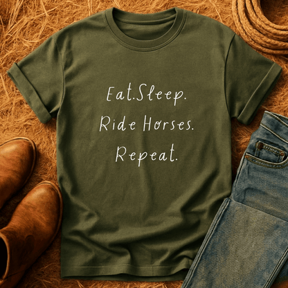 Eat, Sleep, Horses, Repeat T-Shirt