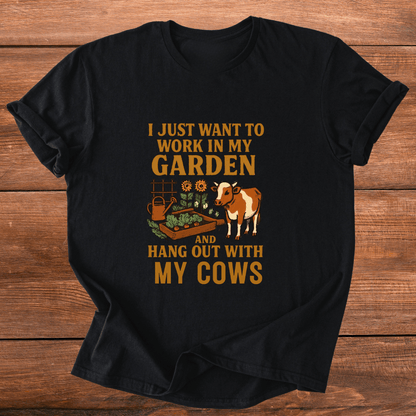Just Gardening And Cows T-Shirt
