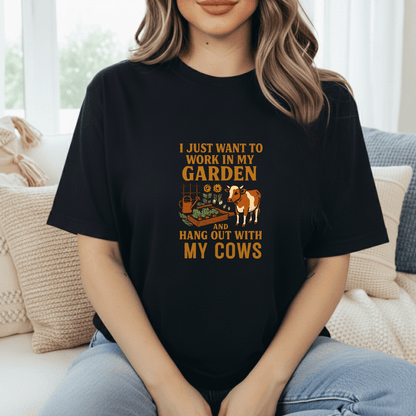 Just Gardening And Cows T-Shirt