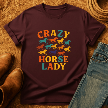 Crazy Horse Lady T-Shirt