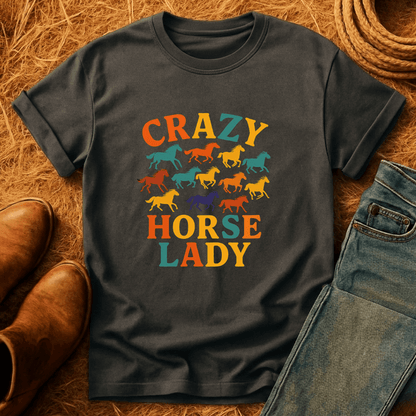 Crazy Horse Lady T-Shirt