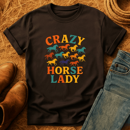 Crazy Horse Lady T-Shirt