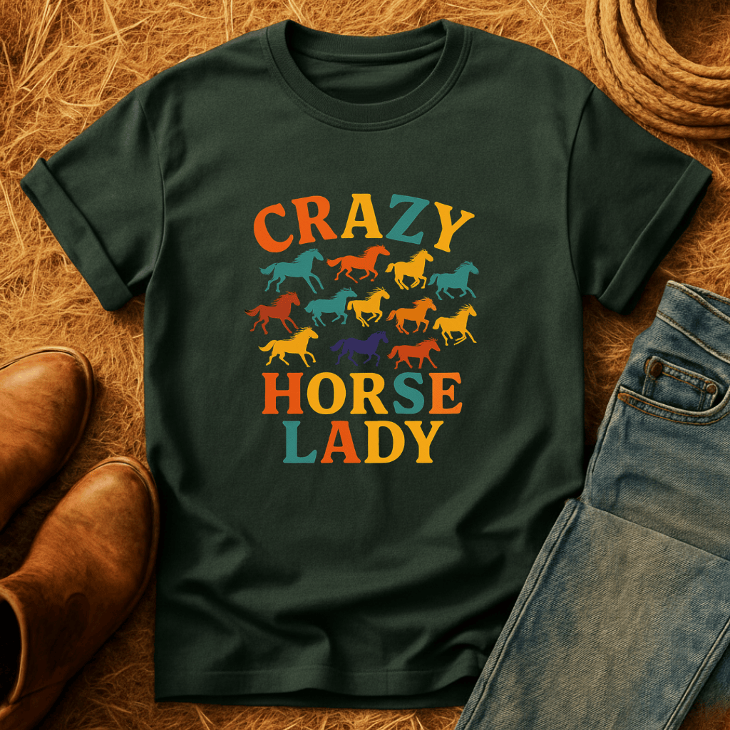 Crazy Horse Lady T-Shirt