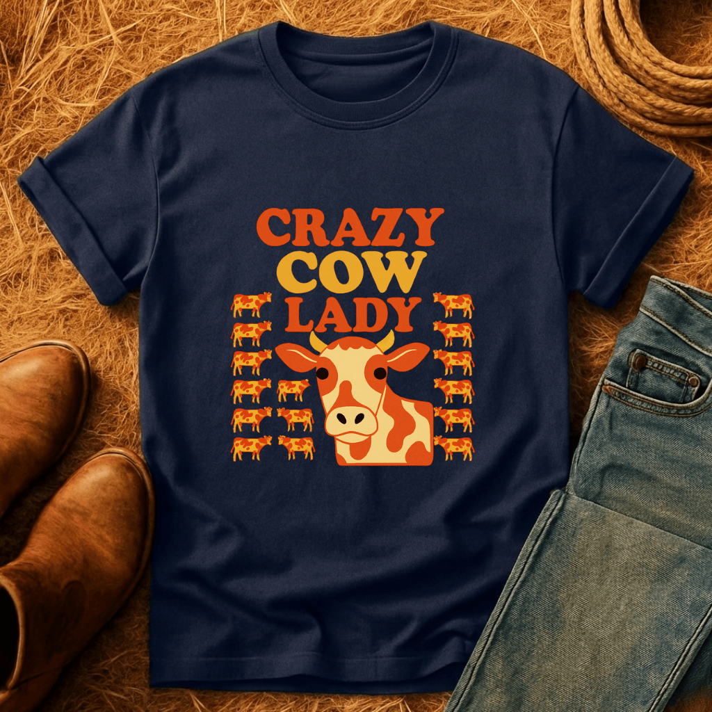 Crazy Cow Lady T-Shirt