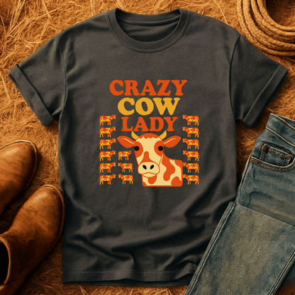Crazy Cow Lady T-Shirt