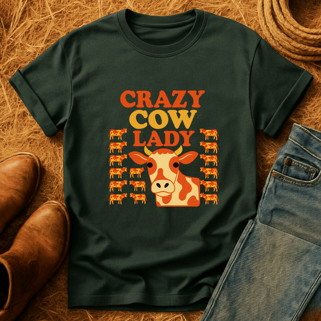 Crazy Cow Lady T-Shirt