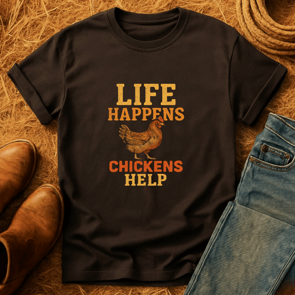 Life Happens. Chickens Help T-Shirt