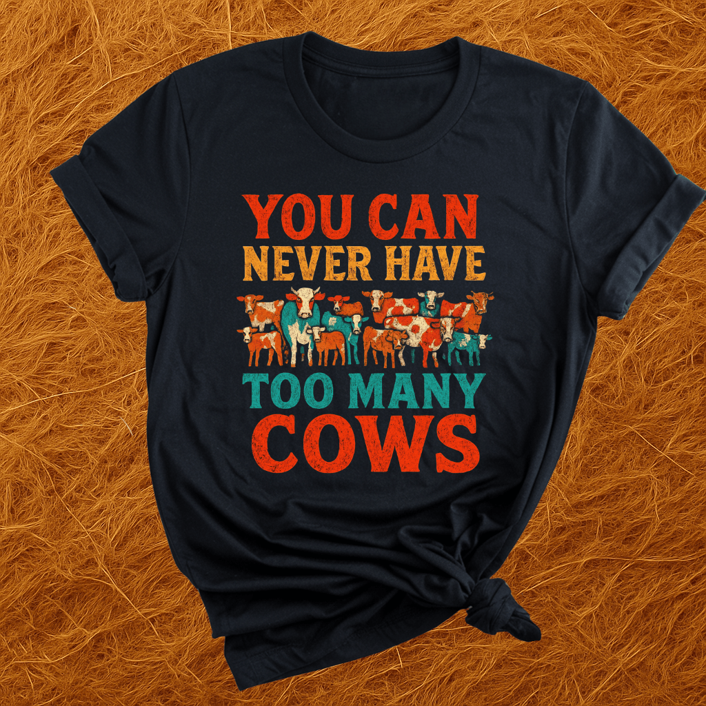 Never Too Many Cows T-Shirt