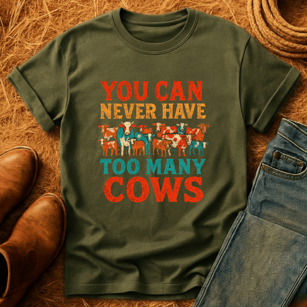 Never Too Many Cows T-Shirt