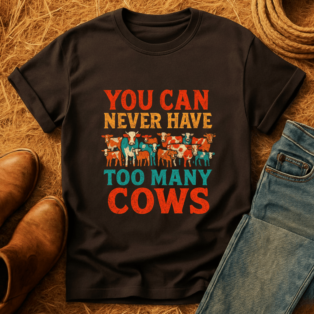 Never Too Many Cows T-Shirt