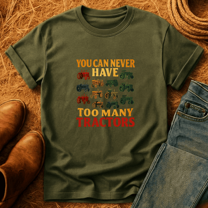 Never Too Many Tractors T-Shirt