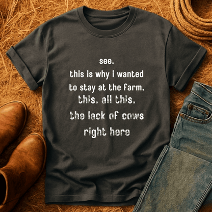 Serious Lack Of Cows T-Shirt