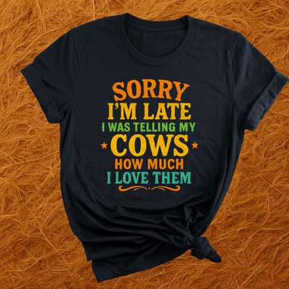 I Love My Cows T-Shirt