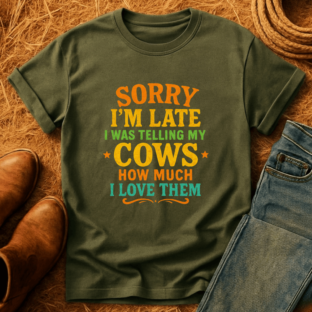 I Love My Cows T-Shirt