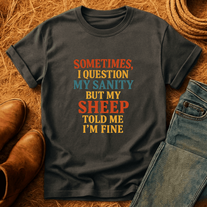 Sheep Say Im Sane T-Shirt