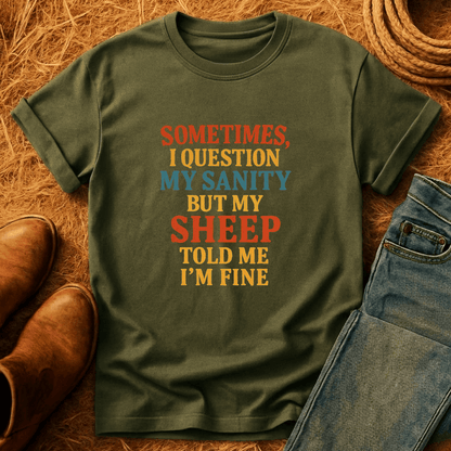 Sheep Say Im Sane T-Shirt